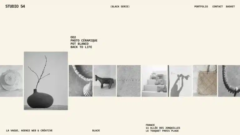 design realise par l'agence web la vague au touquet paris plage
