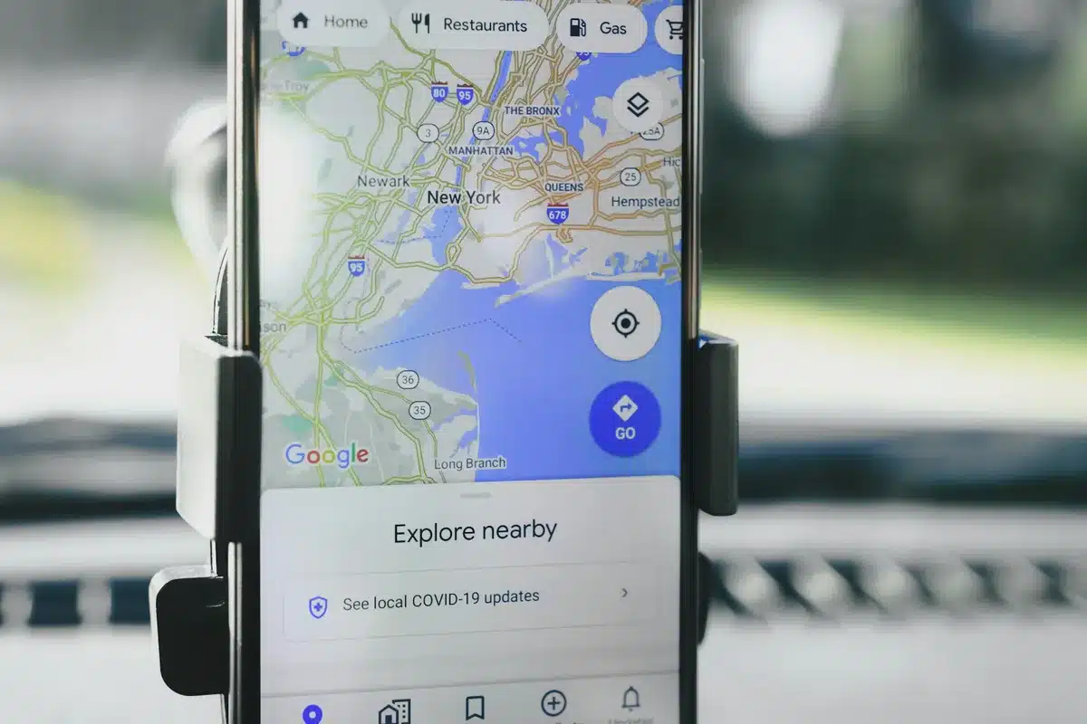 Recherche Google Maps sur smartphone pour une entreprise locale